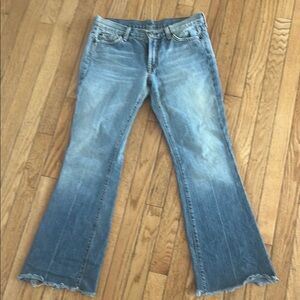 7 For All Mankind Blue Flare Wide Leg Vintage Jeans in Excellent Condition!!